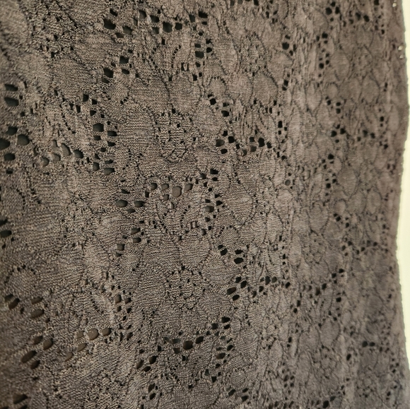 WHBM Black Lace Tank,  Size XS - Picture 3 of 4